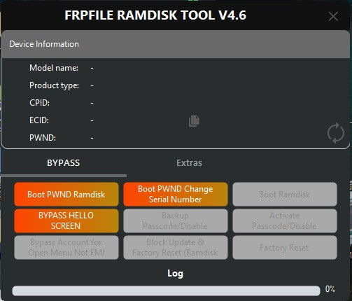 FRPFILE RAMDISK - Bypass Passcode Disable | iOS 14/15/16/17 without Jailbreak